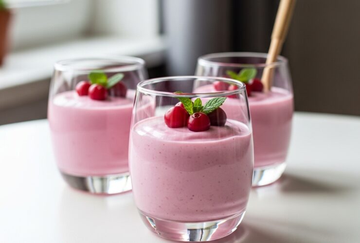 Cranberry Mousse Cups Recipe