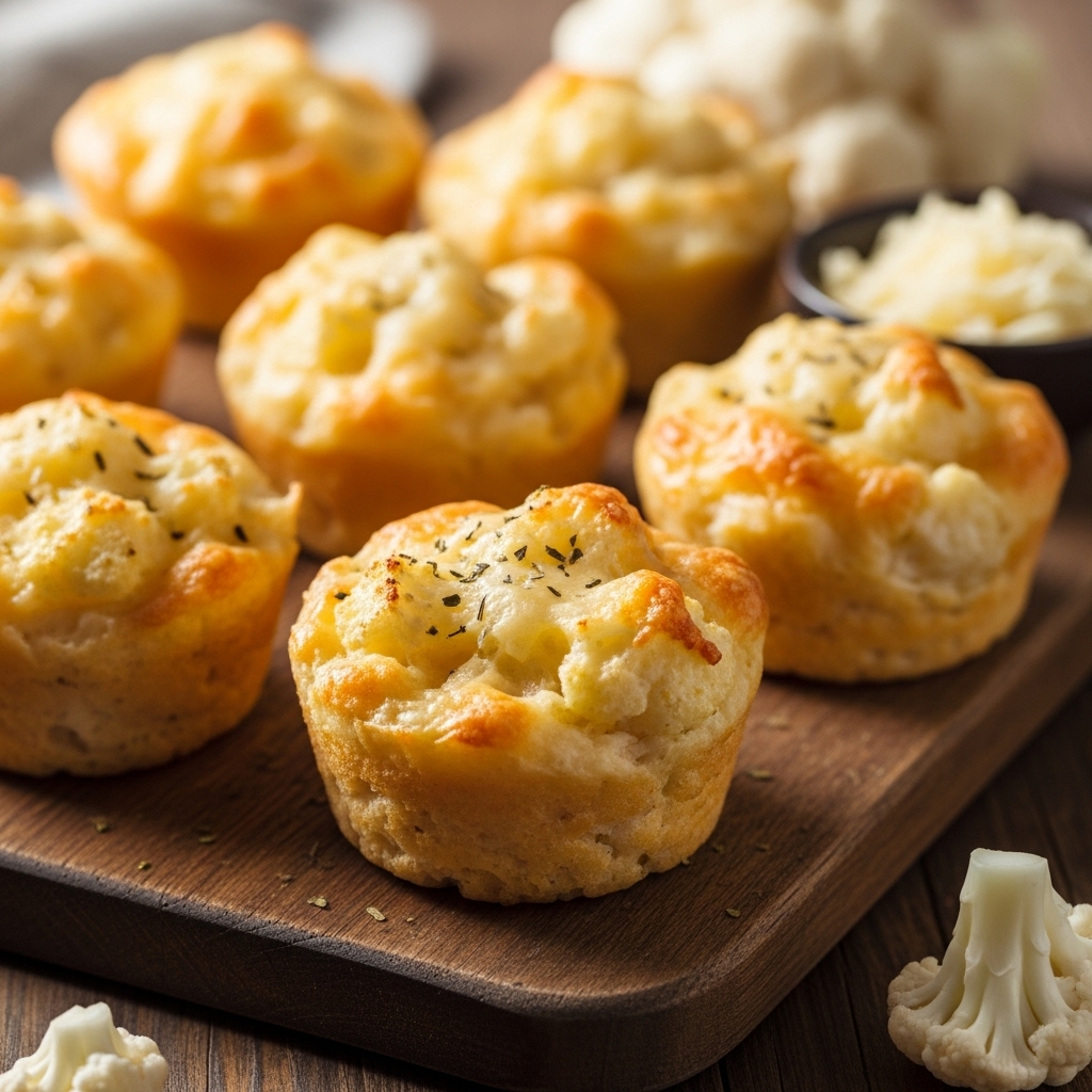 Cauliflower Cheese Muffins Recipe