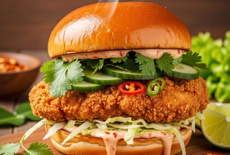 Thai Fried Chicken Sandwich Recipe