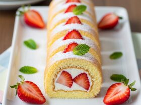 Strawberry Shortcake Sushi Roll Recipe