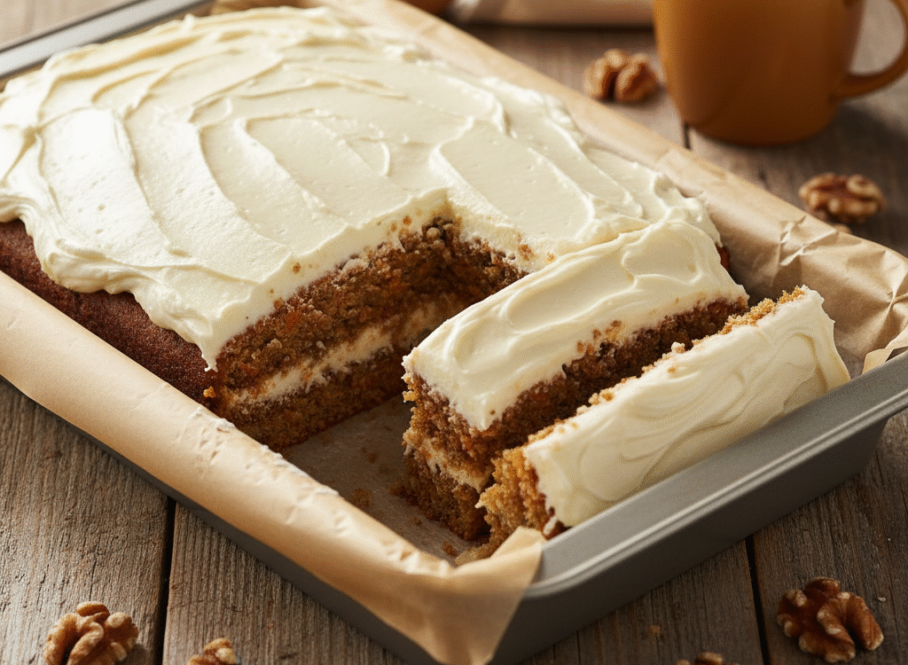 Mary Berry Carrot Cake Tray Bake​ Recipe