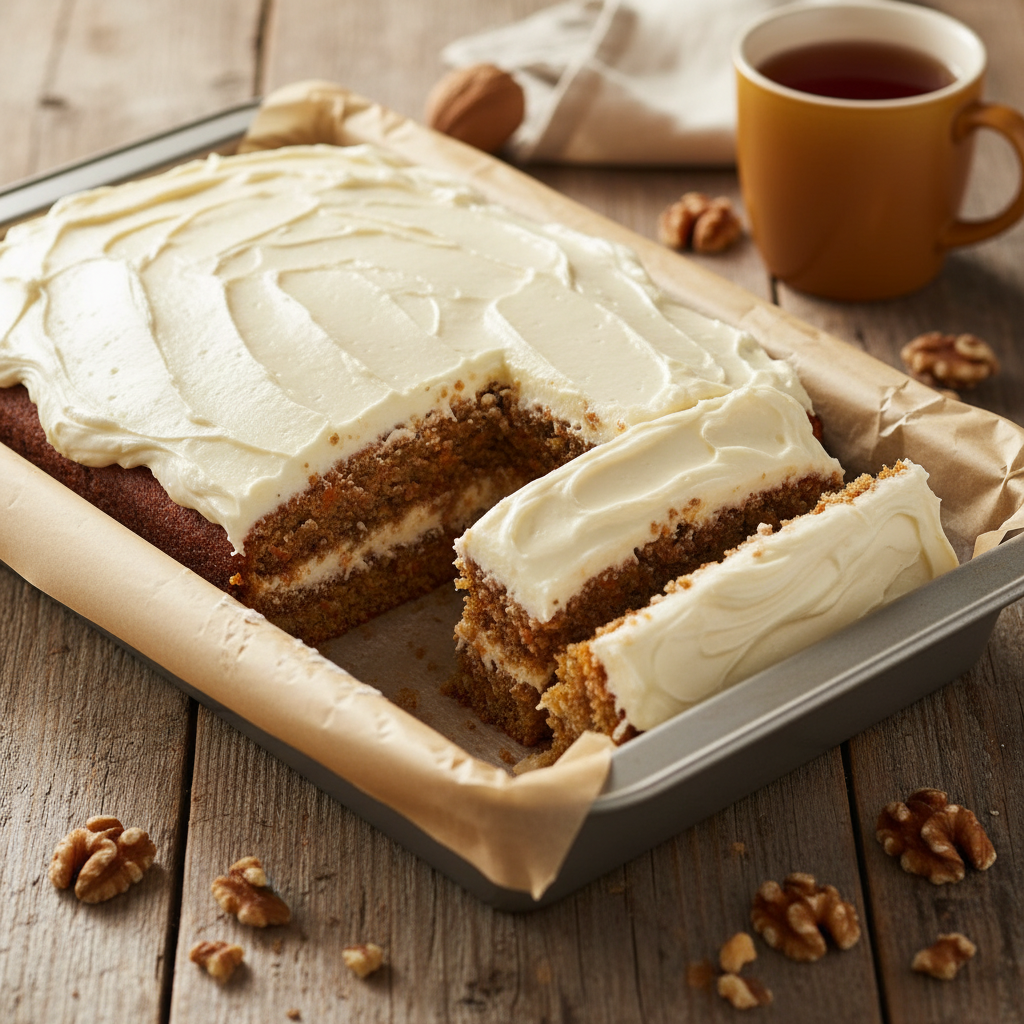 Mary Berry Carrot Cake Tray Bake​ Recipe