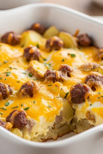 Paula Deen Breakfast Casserole with Potatoes Recipe