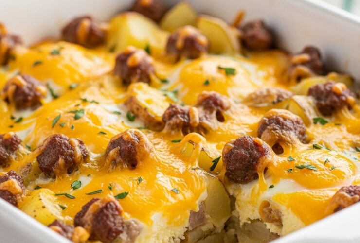 Paula Deen Breakfast Casserole with Potatoes Recipe