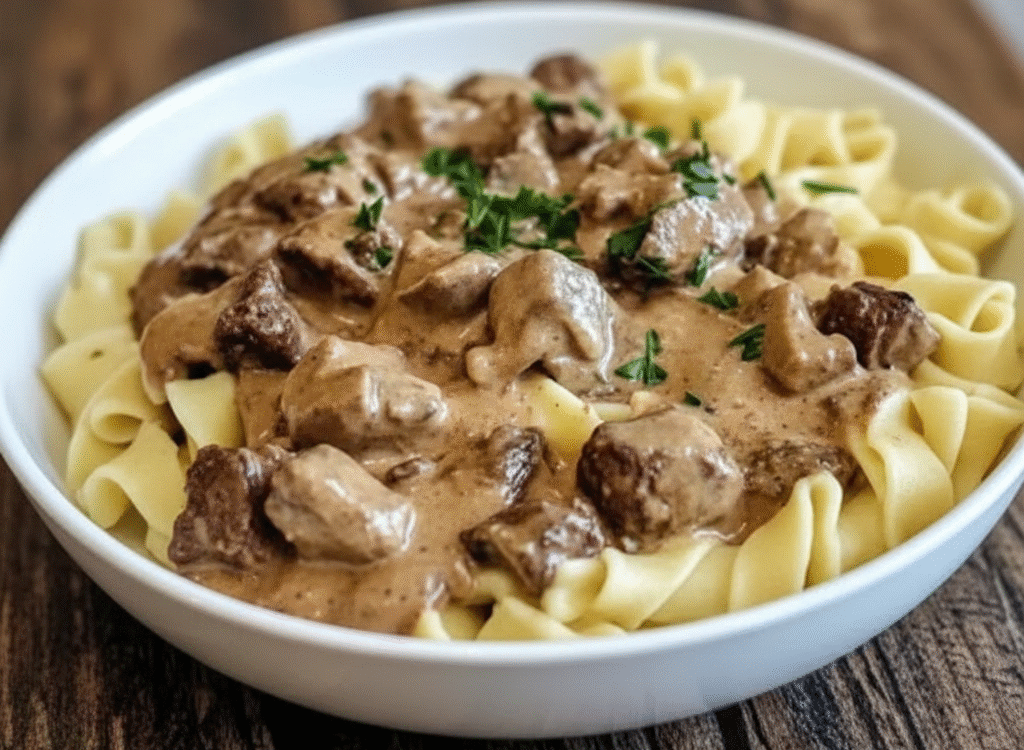 Bobby Flay Beef Stroganoff Recipe