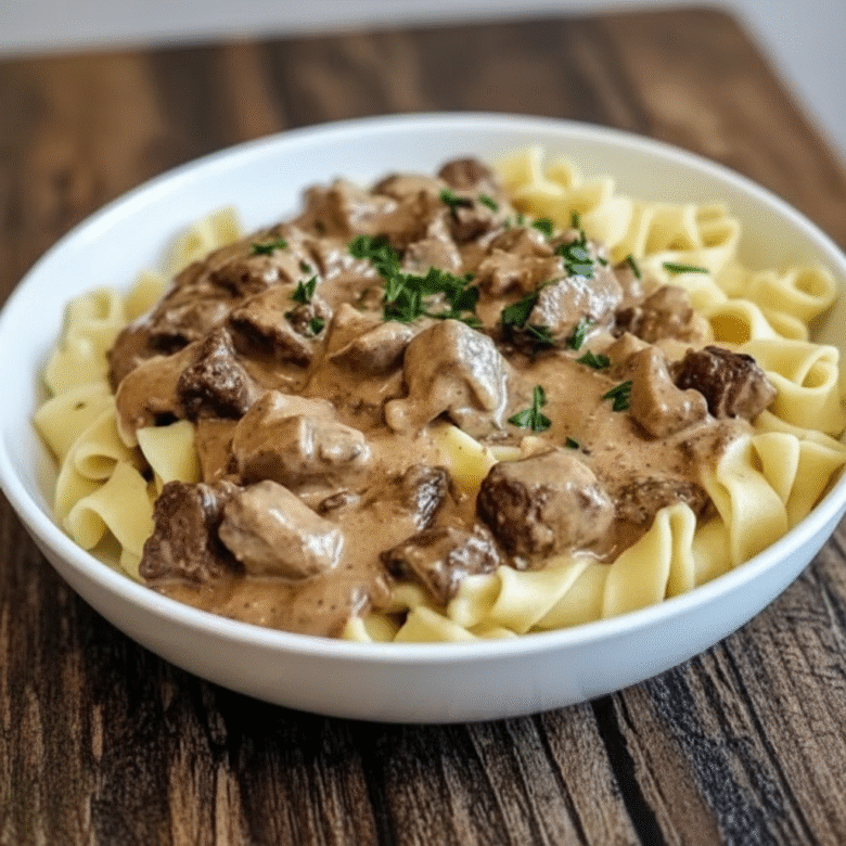 Bobby Flay Beef Stroganoff Recipe