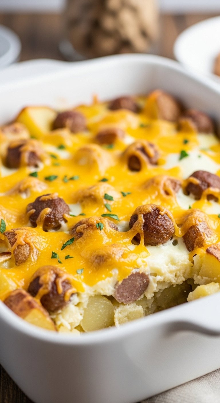 Paula Deen Breakfast Casserole with Potatoes Recipe