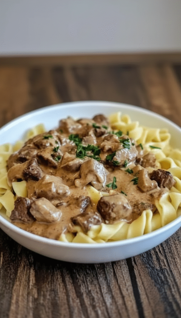 Bobby Flay Beef Stroganoff Recipe