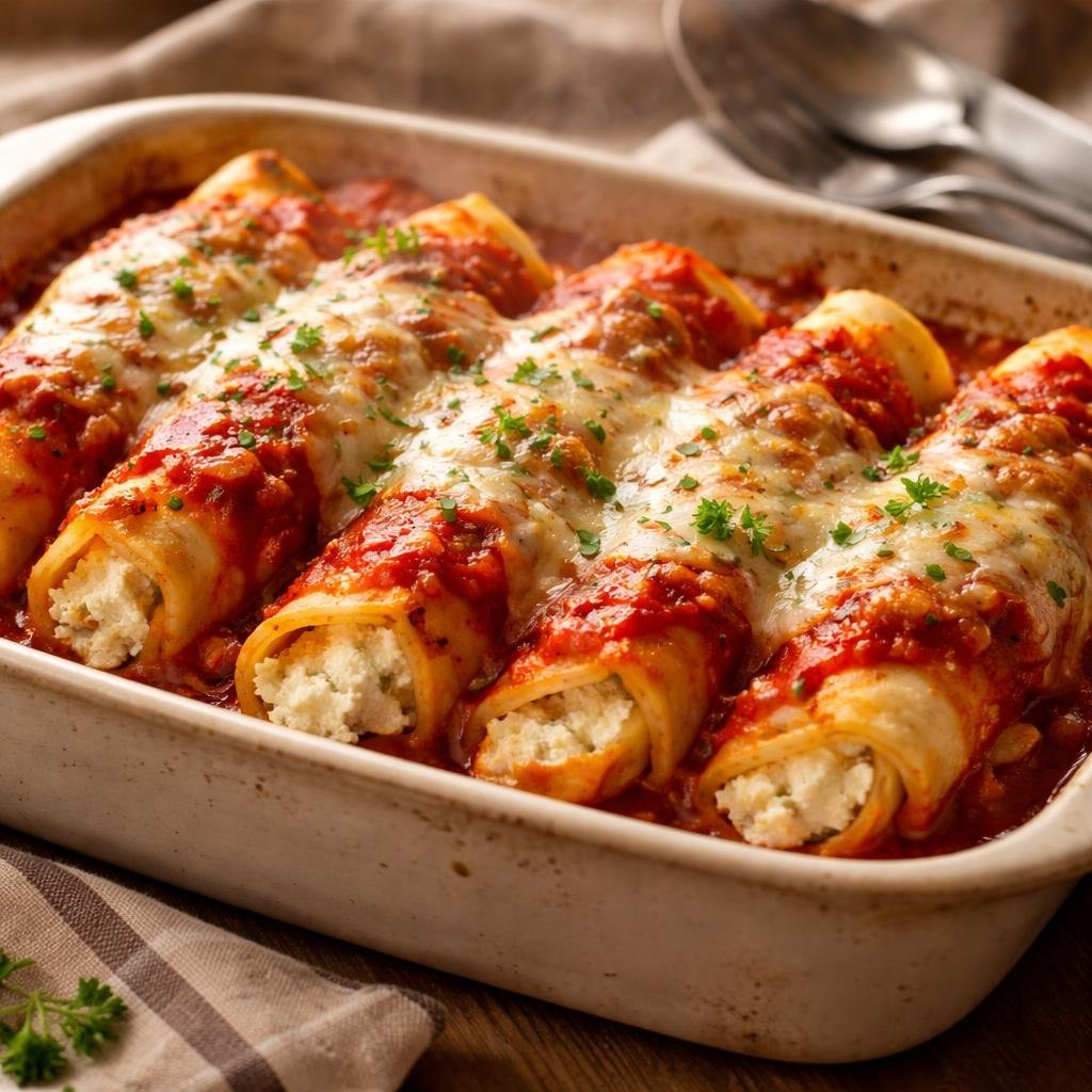 Pioneer Woman Stuffed Manicotti Recipe