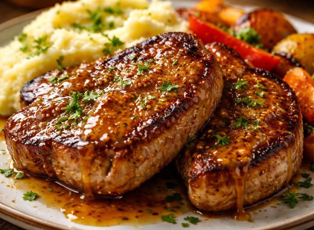 Honey Mustard Pork Chops Recipe
