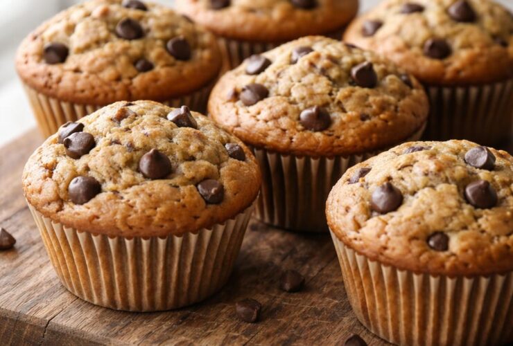 Banana Chocolate Chip Muffins Recipe