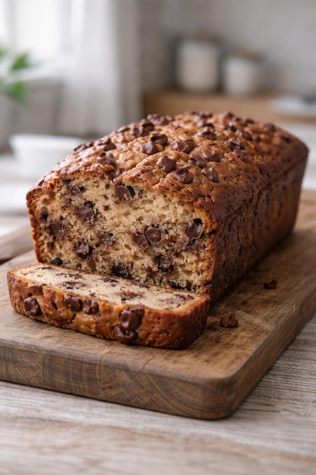Easy Chocolate Chip Banana Bread