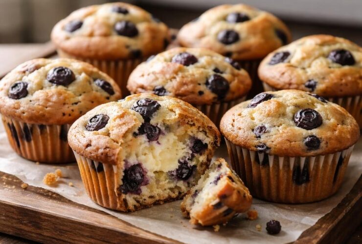 Blueberry Cream Cheese Muffins Recipe