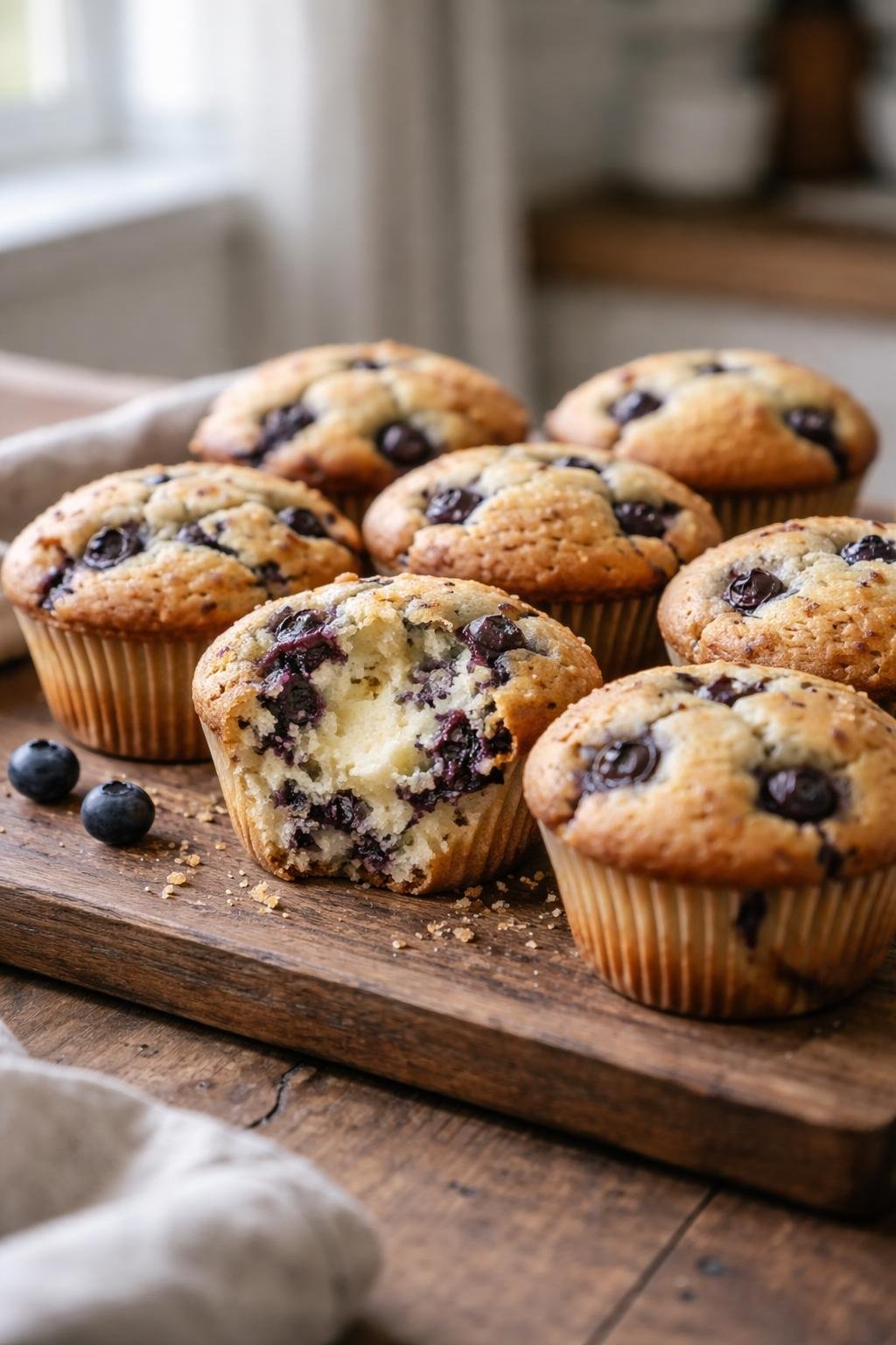 Blueberry Cream Cheese Muffins Recipe