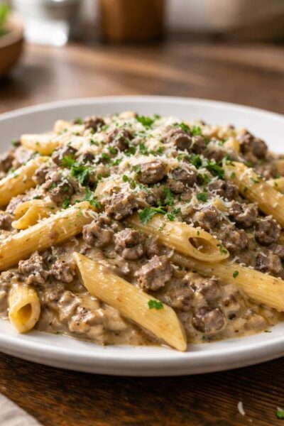 Marry Me Creamy Beef Pasta Recipe