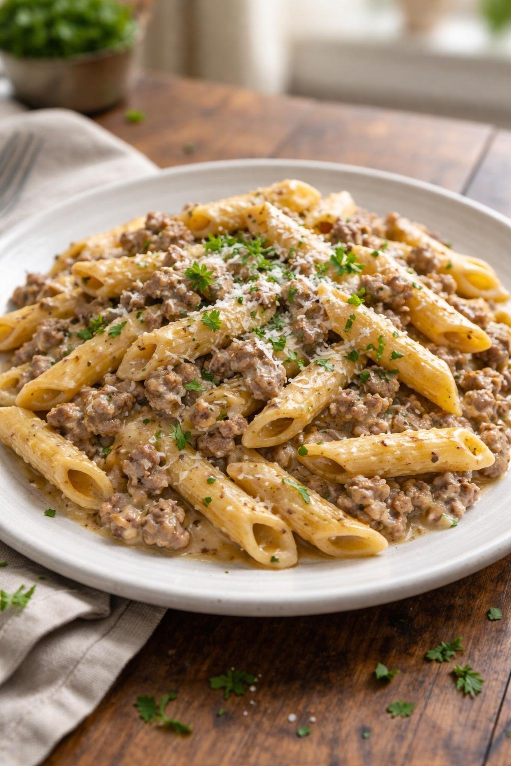 Marry Me Creamy Beef Pasta Recipe