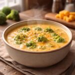 Creamy Easy Broccoli Cheddar Soup Recipe