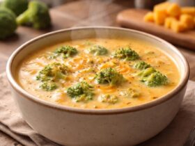 Creamy Easy Broccoli Cheddar Soup Recipe
