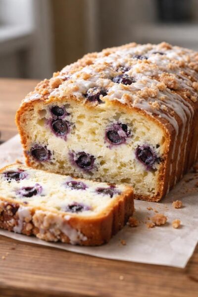 Blueberry Cream Cheese Loaf Recipe