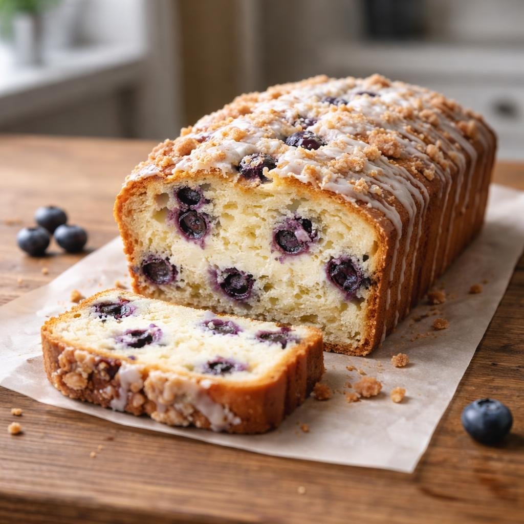 Blueberry Cream Cheese Loaf Recipe