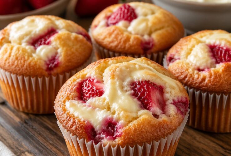 Strawberry Cream Cheese Muffins Recipe