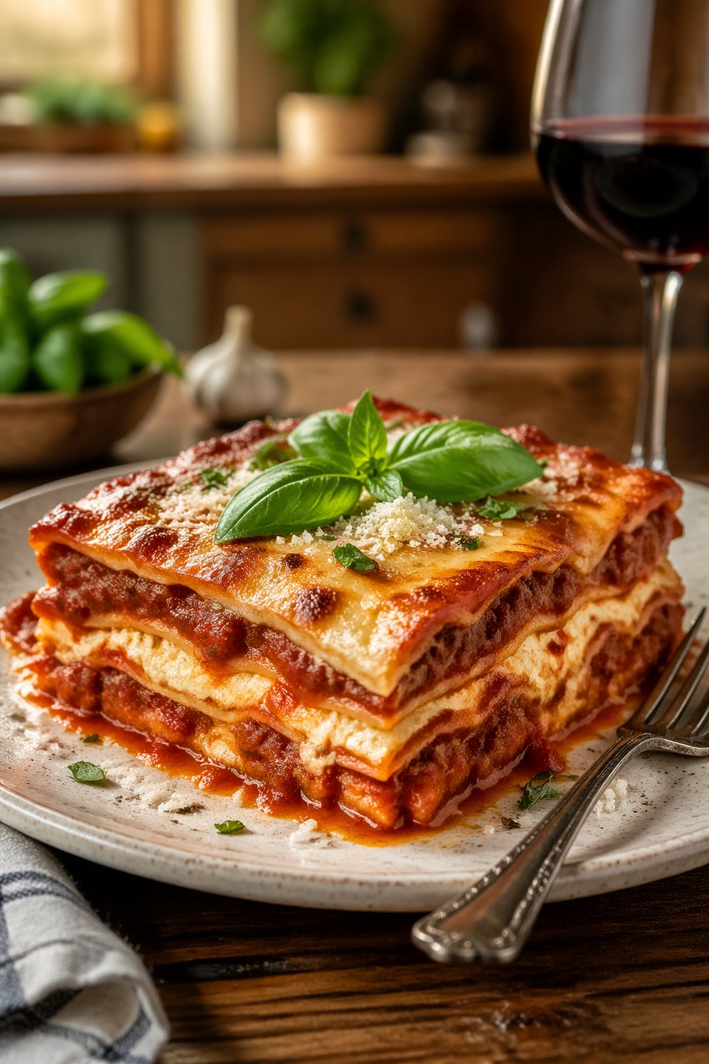Lasagna with Ricotta Cheese Recipe