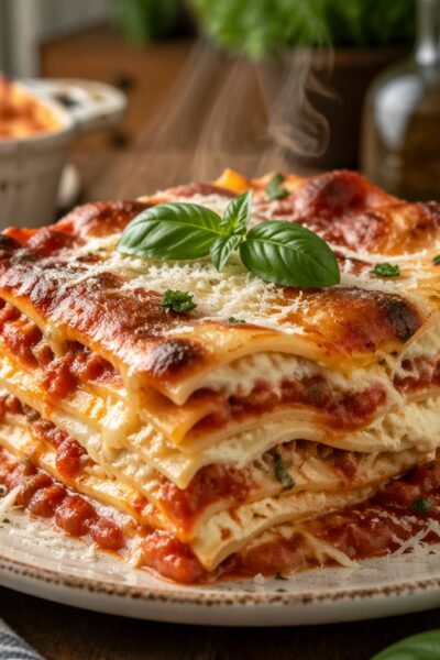 Lasagna with Ricotta Cheese