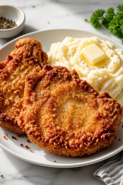 Paula Deen Fried Pork Chops Recipe