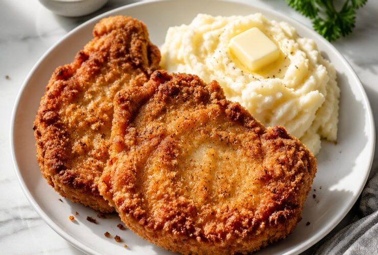 Paula Deen Fried Pork Chops Recipe