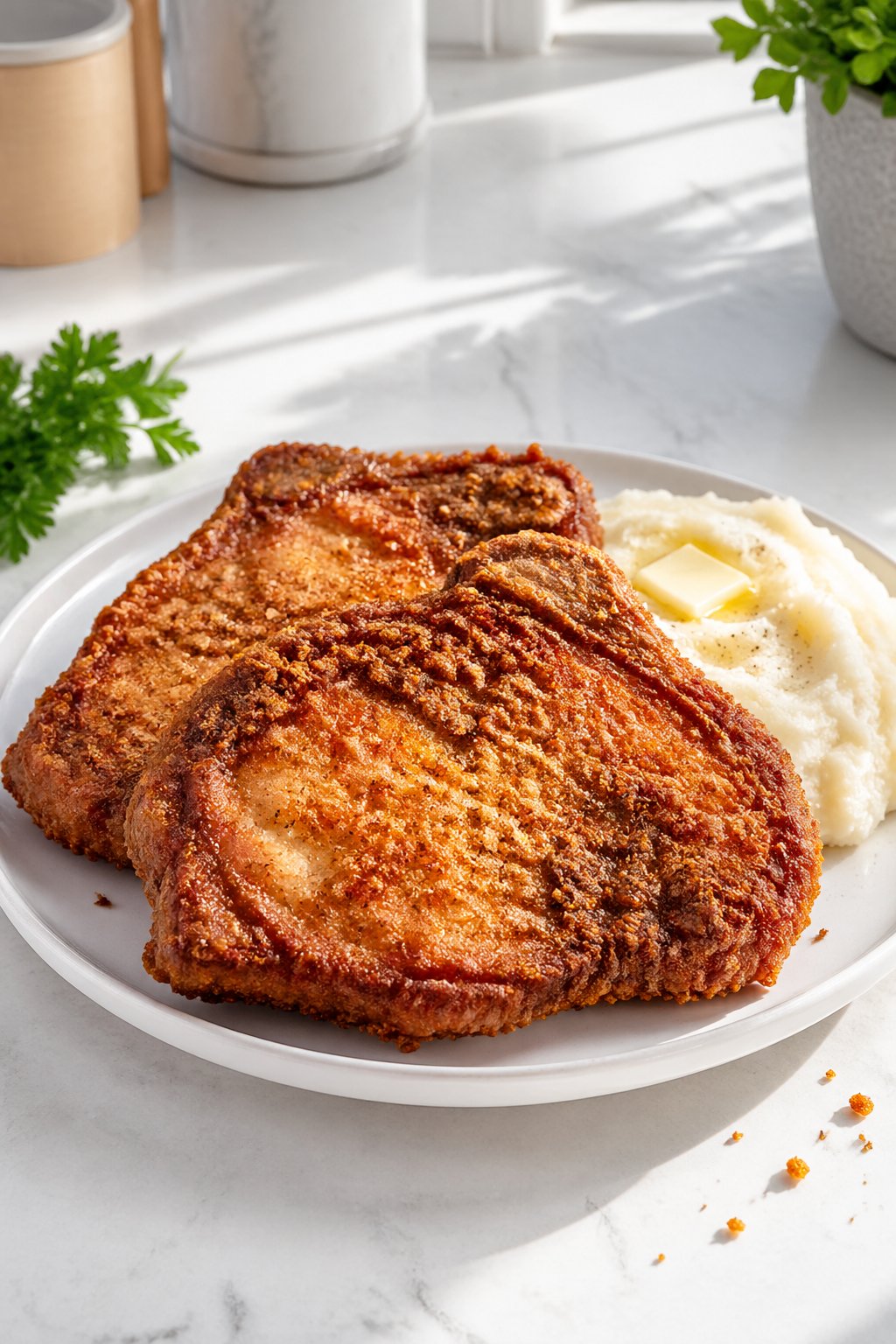 Paula Deen Fried Pork Chops Recipe