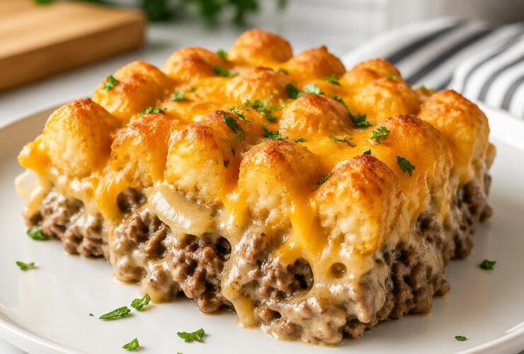 Cowboy Beef Potato Casserole Recipe