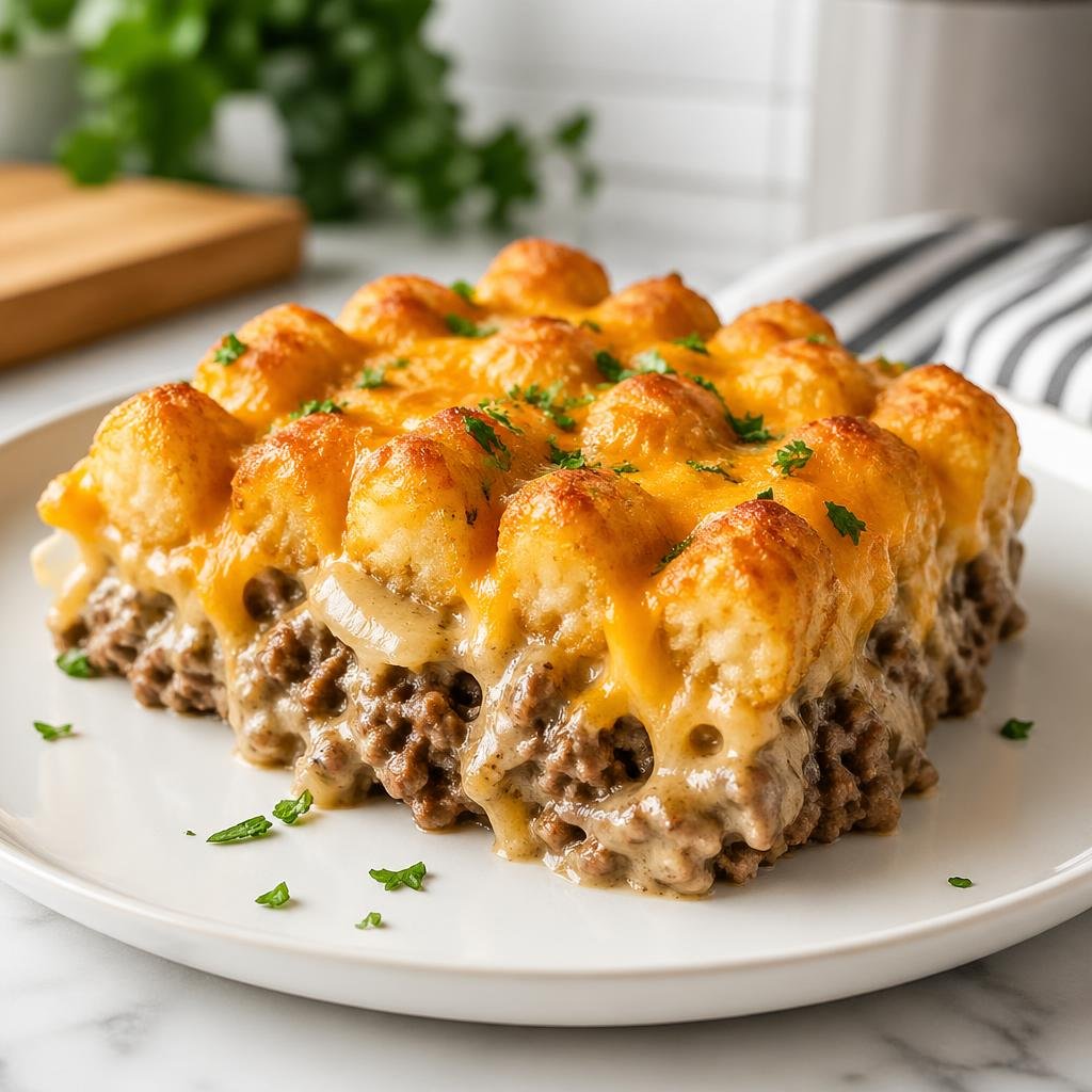 Cowboy Beef Potato Casserole Recipe