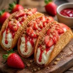 Strawberry Crunch Cheesecake Tacos Recipe