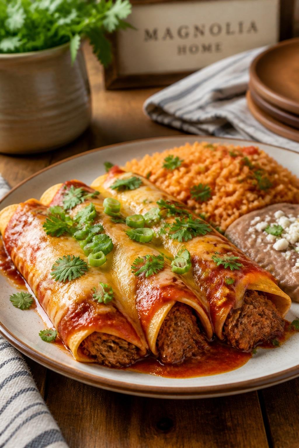 Joanna Gaines Beef Enchiladas Recipe