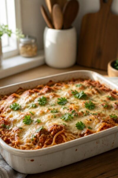 Paula Deen Baked Spaghetti Recipe