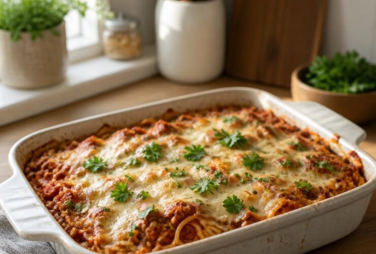Paula Deen Baked Spaghetti Recipe