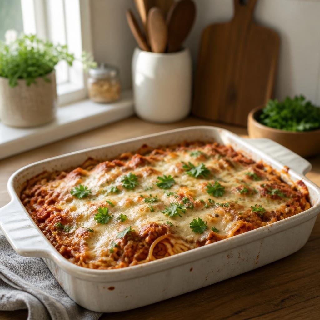 Paula Deen Baked Spaghetti Recipe
