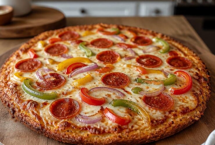 High Protein Chicken Crust Pizza Recipe
