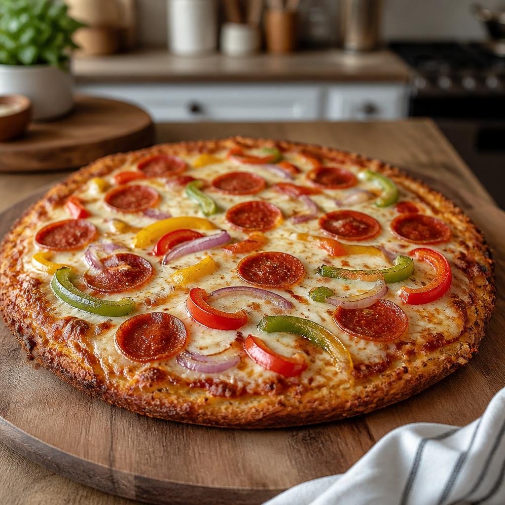 High Protein Chicken Crust Pizza Recipe