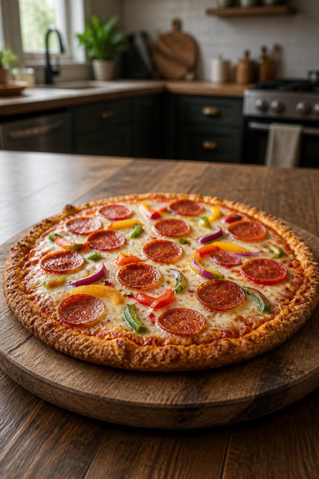High Protein Chicken Crust Pizza Recipe