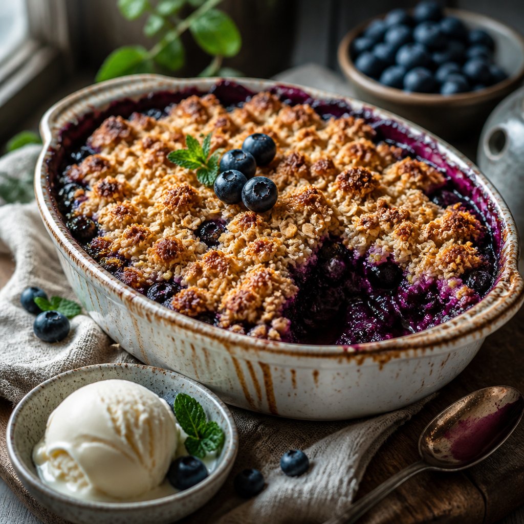 Pioneer Woman Blueberry Crumble Dessert Recipe