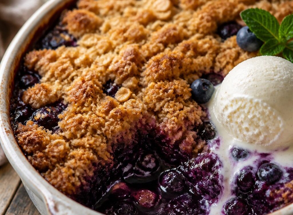 Pioneer Woman Blueberry Crumble Dessert Recipe