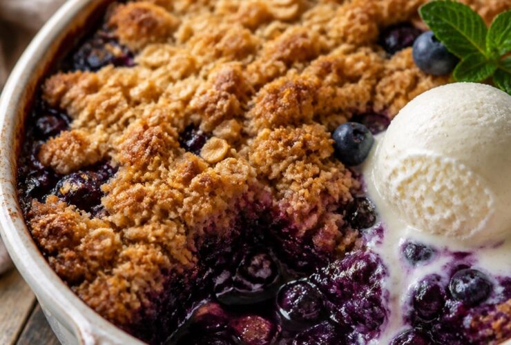 Pioneer Woman Blueberry Crumble Dessert Recipe