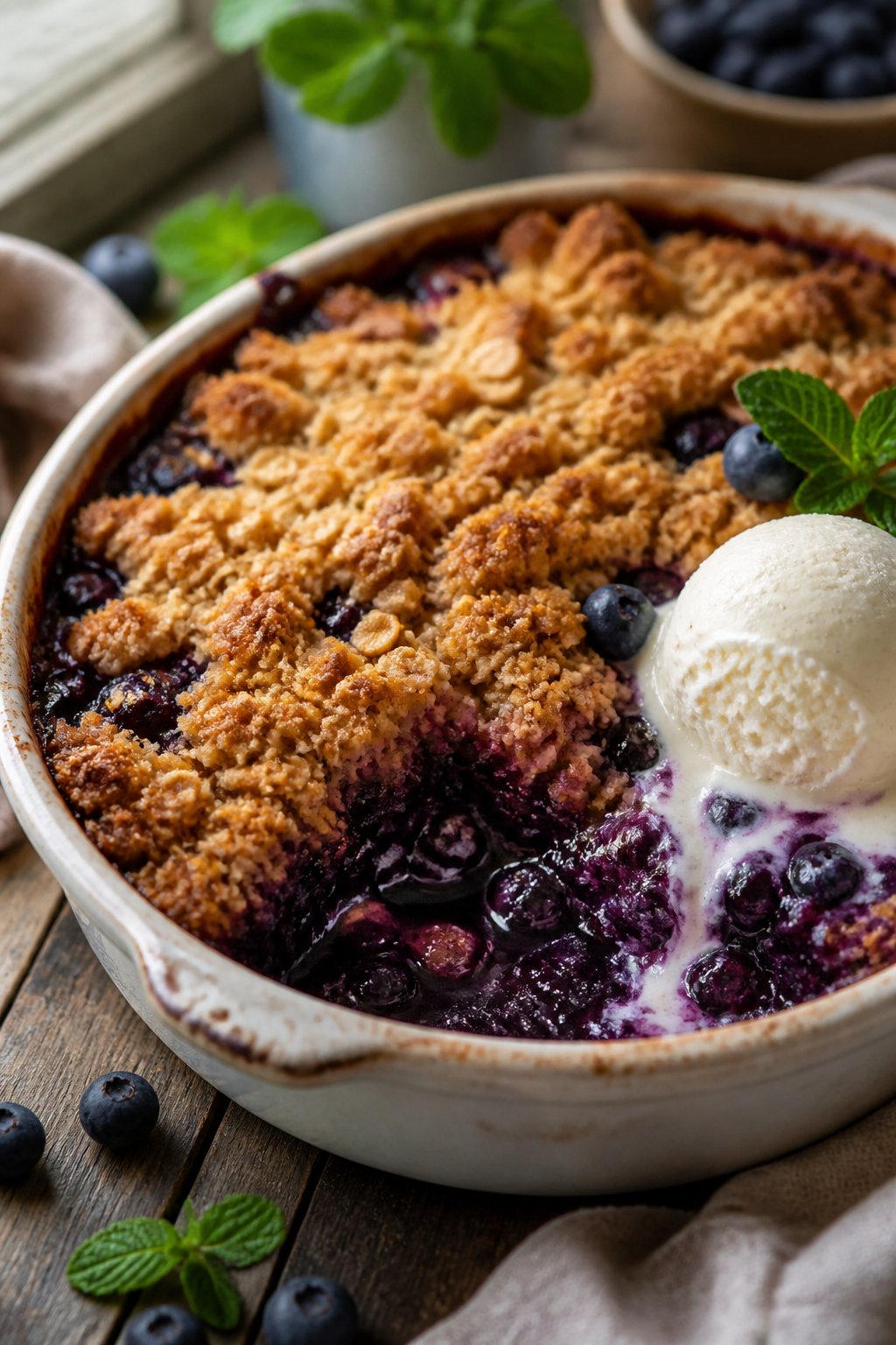 Pioneer Woman Blueberry Crumble Dessert Recipe