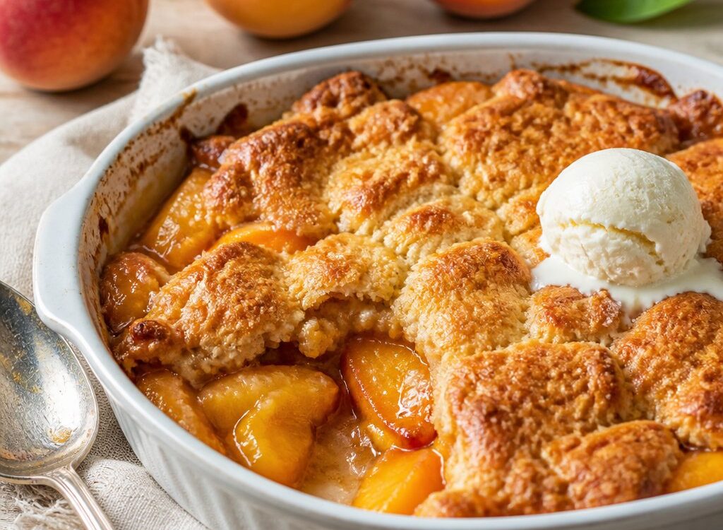 Fresh Peach Cobbler Recipe