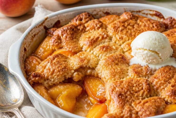 Fresh Peach Cobbler Recipe