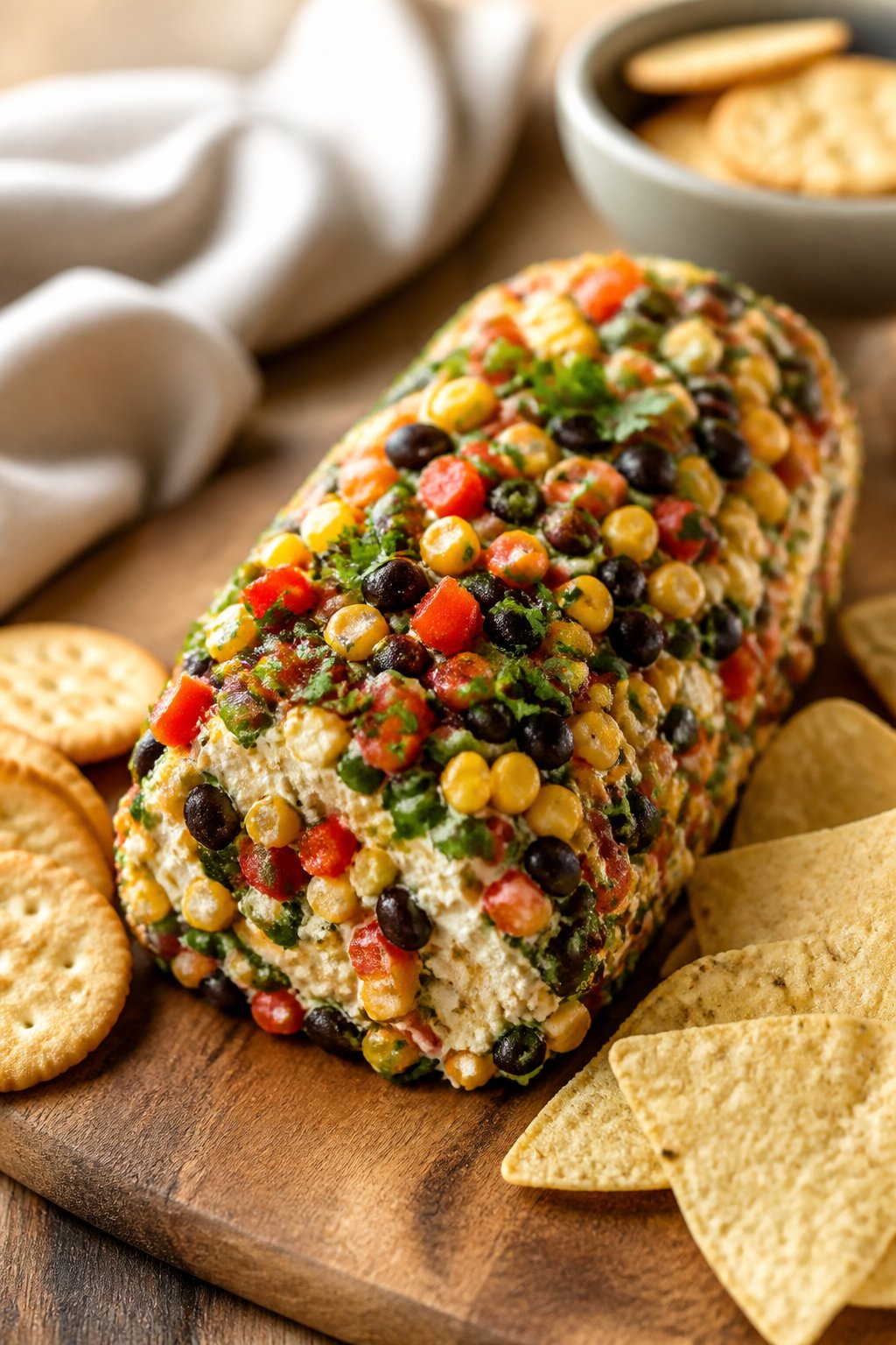 Cowboy Caviar Jalapeno Popper Cheese Log Recipe
