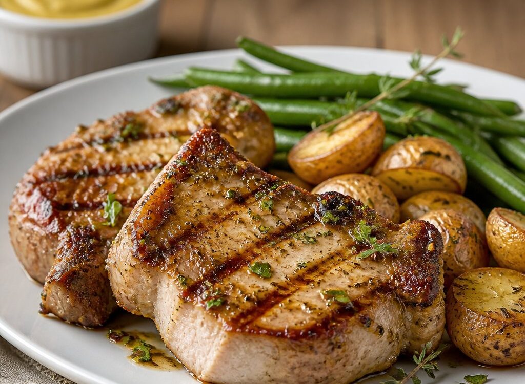 Juicy Dijon Mustard Pork Chop Marinade Recipe