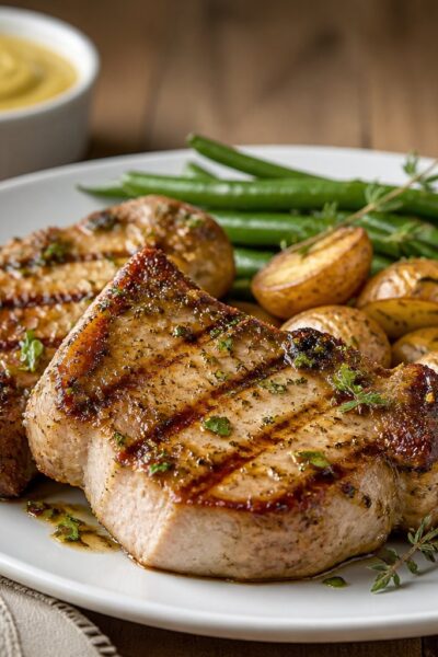 Juicy Dijon Mustard Pork Chop Marinade Recipe