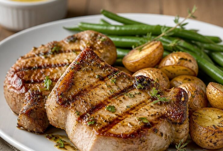 Juicy Dijon Mustard Pork Chop Marinade Recipe